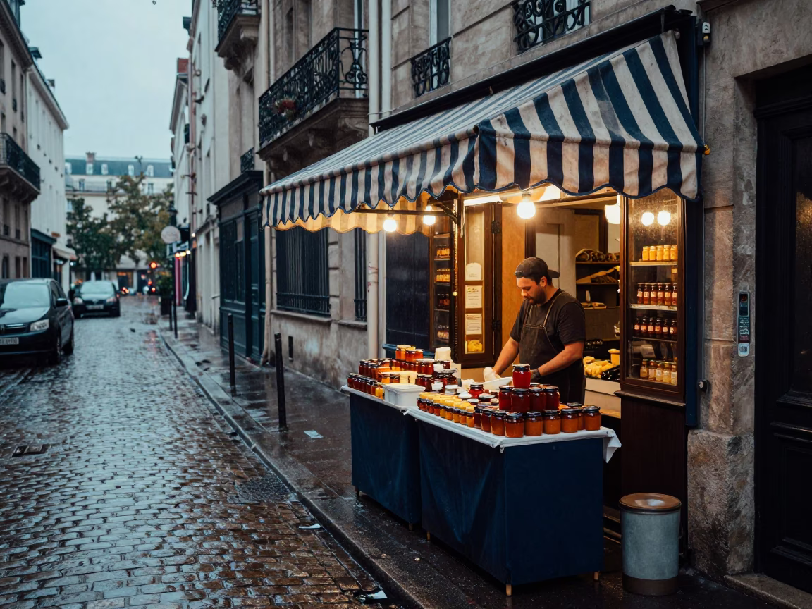 Serving Jam in Paris in in Paris, France