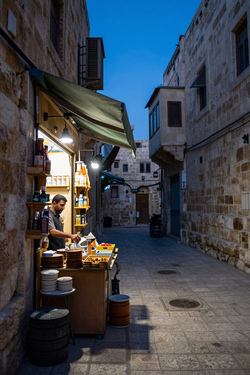 Serving Tea in Amman in in Amman, Jordan