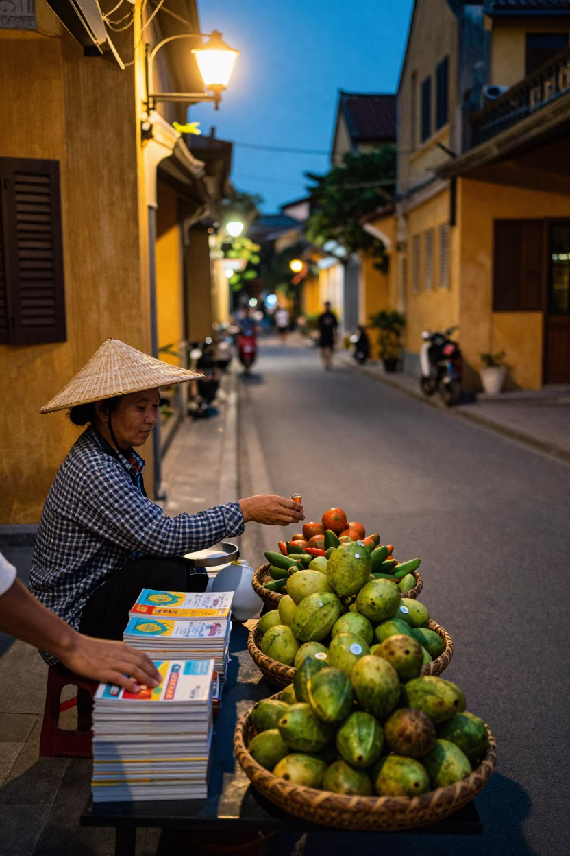 Serving Tea in Hoi An in in Hoi An, Vietnam