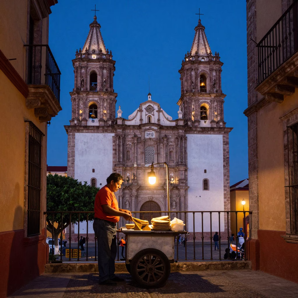 Serving Tortillas in Merida in in Merida, Mexico