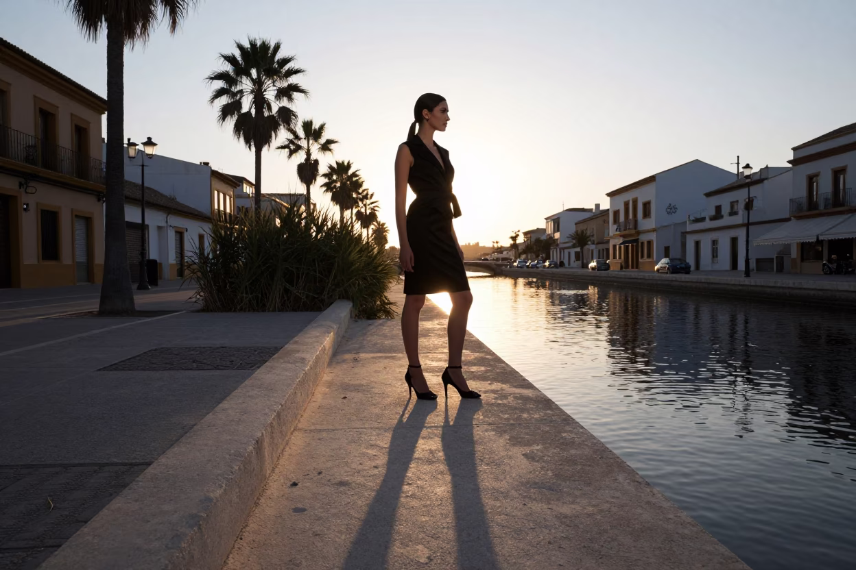 Seville Spain Nautical Dawn High Fashion Street Photography with Local Details in in Seville, Spain