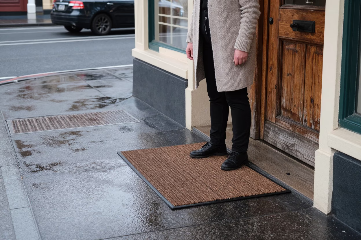 Shaking Doormat in Hobart in in Hobart, Tasmania, Australia