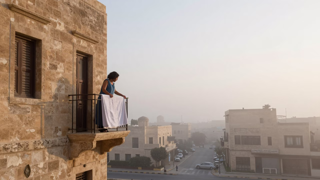 Shaking Towel in Alexandria in in Alexandria, Egypt