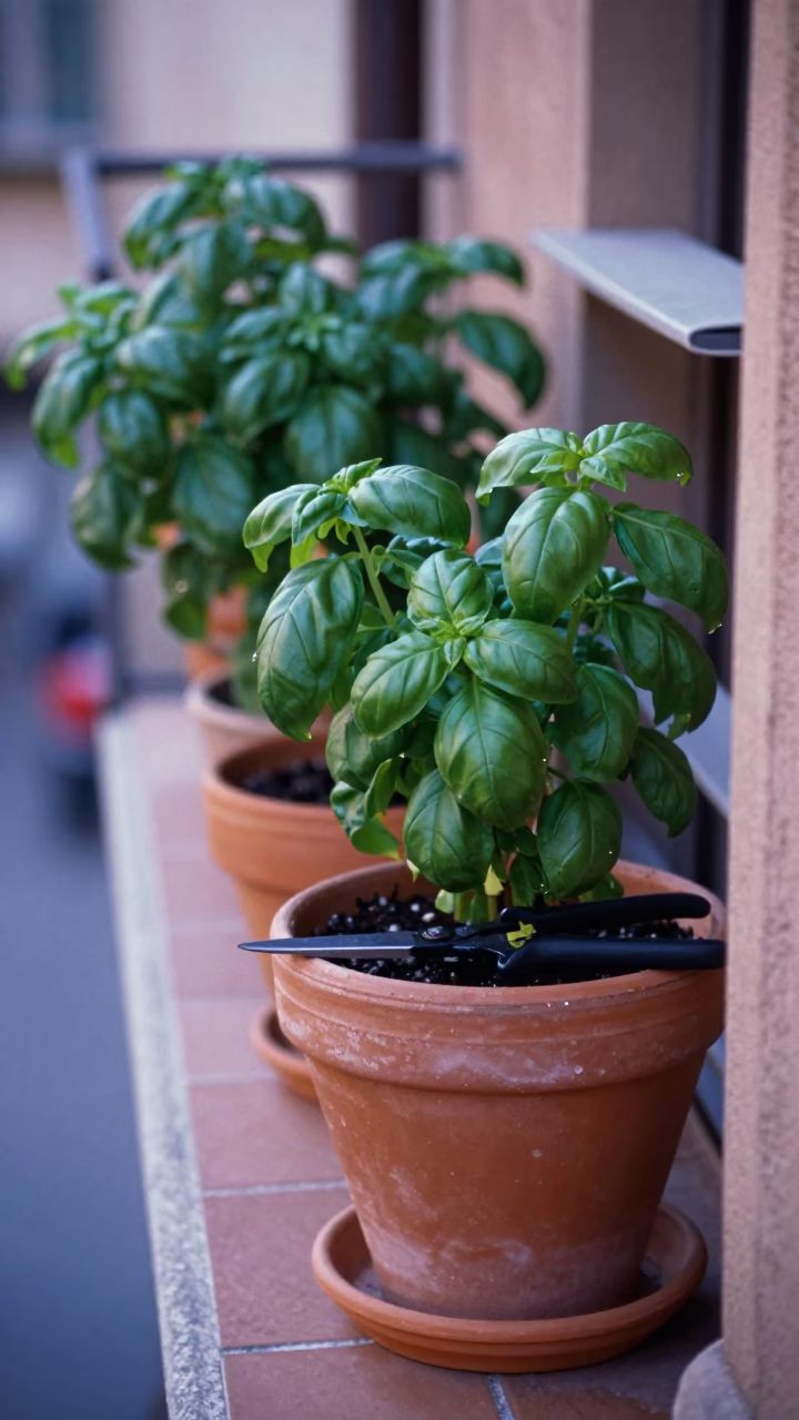 Shears in Bologna at Early Morning Light in in Bologna, Italy