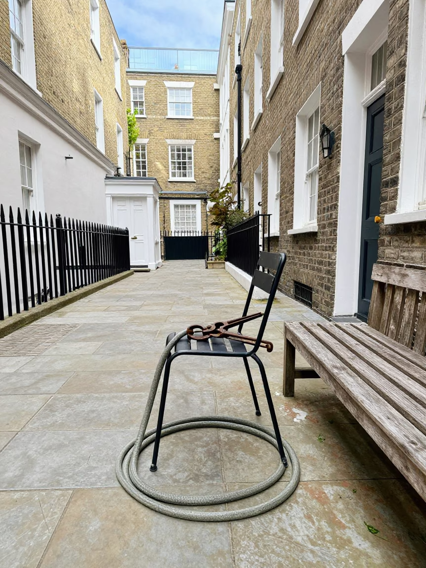 Shears in London at Flat Noon Light in in London, United Kingdom