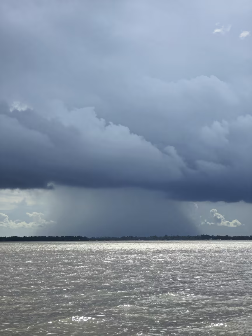 Shelf Cloud Over Water Near Kuantan in near Kuantan
