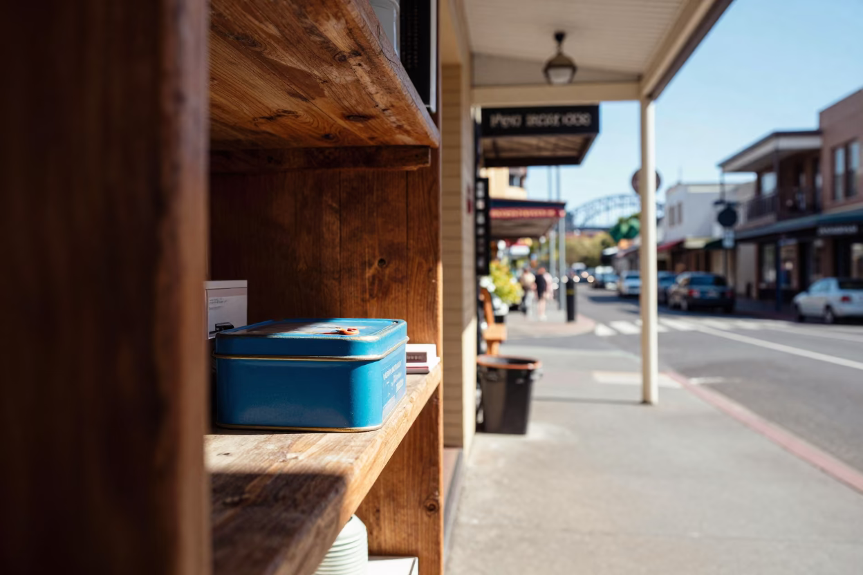 Shelf Clutter in Sydney in in Sydney, New South Wales, Australia