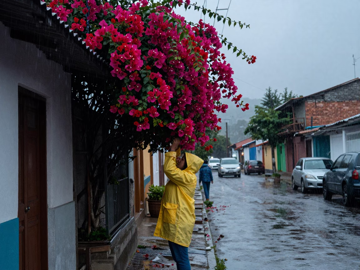 Shielding Bougainvillea in Medellin in in Medellin, Colombia
