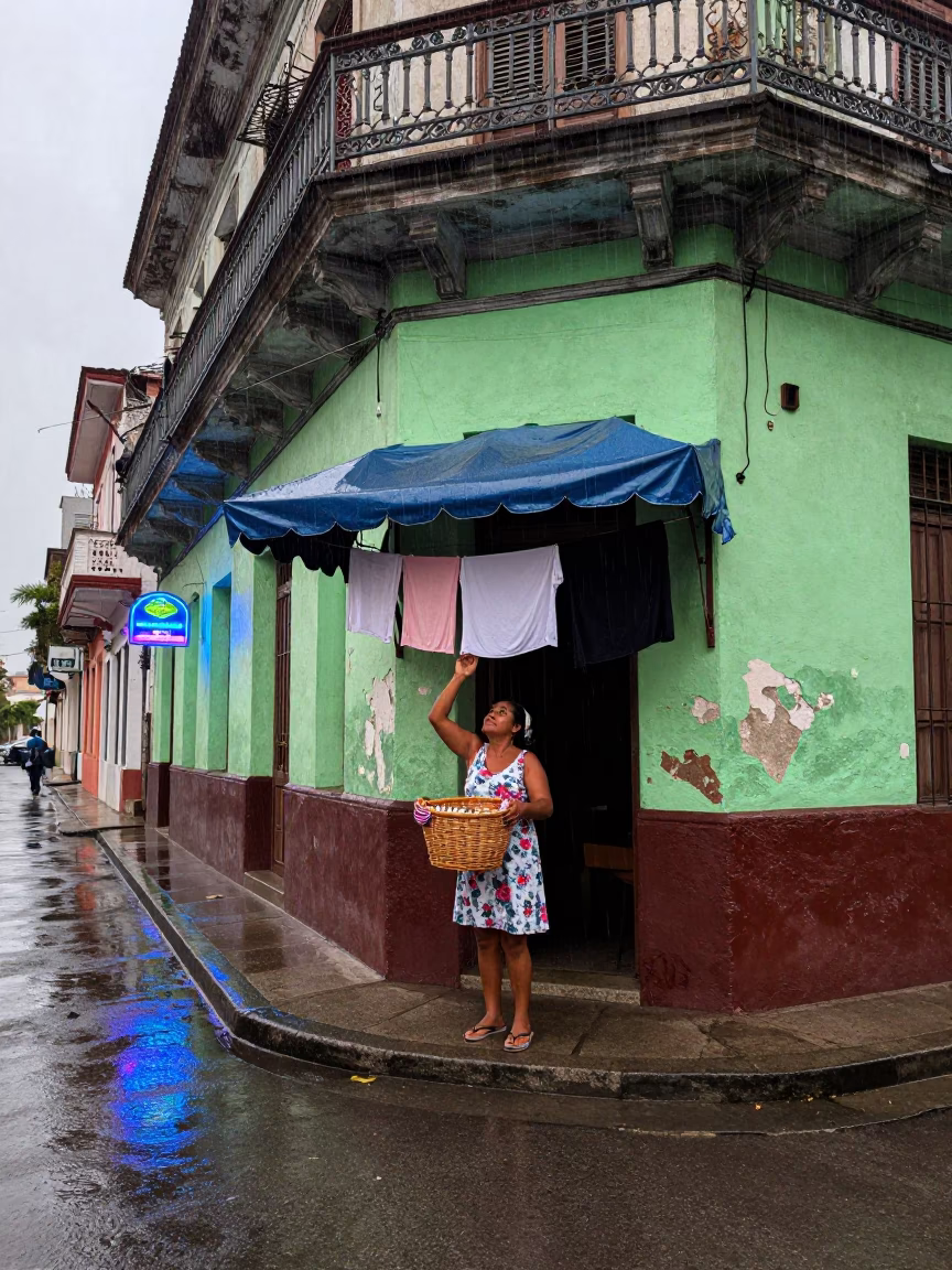 Shielding Laundry in Havana in in Havana, Cuba