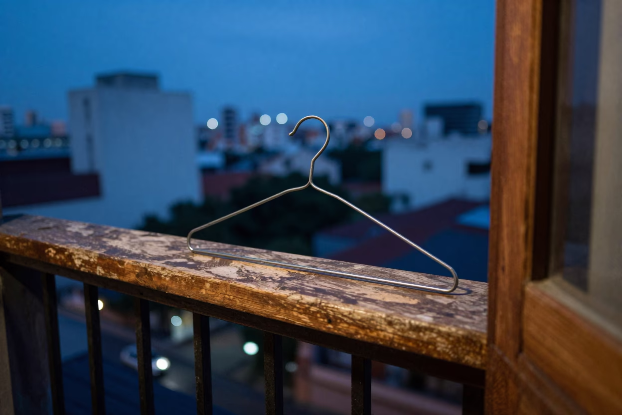 Shirt Hanger in Buenos Aires in in Buenos Aires, Argentina