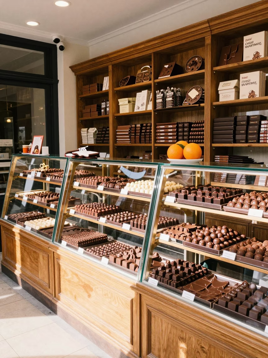 Shop Counter in Brussels in in Brussels, Belgium