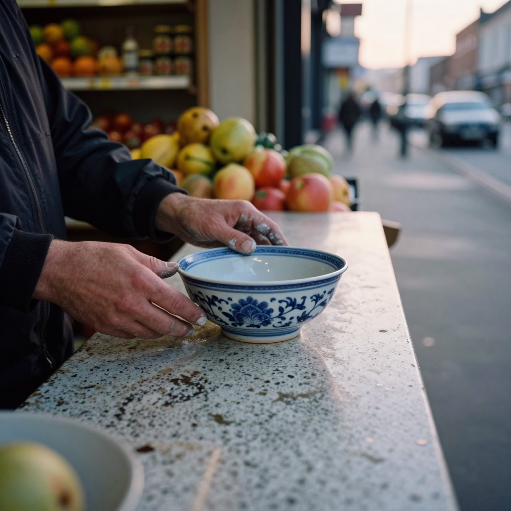 Shop Counter in Liverpool in in Liverpool, United Kingdom