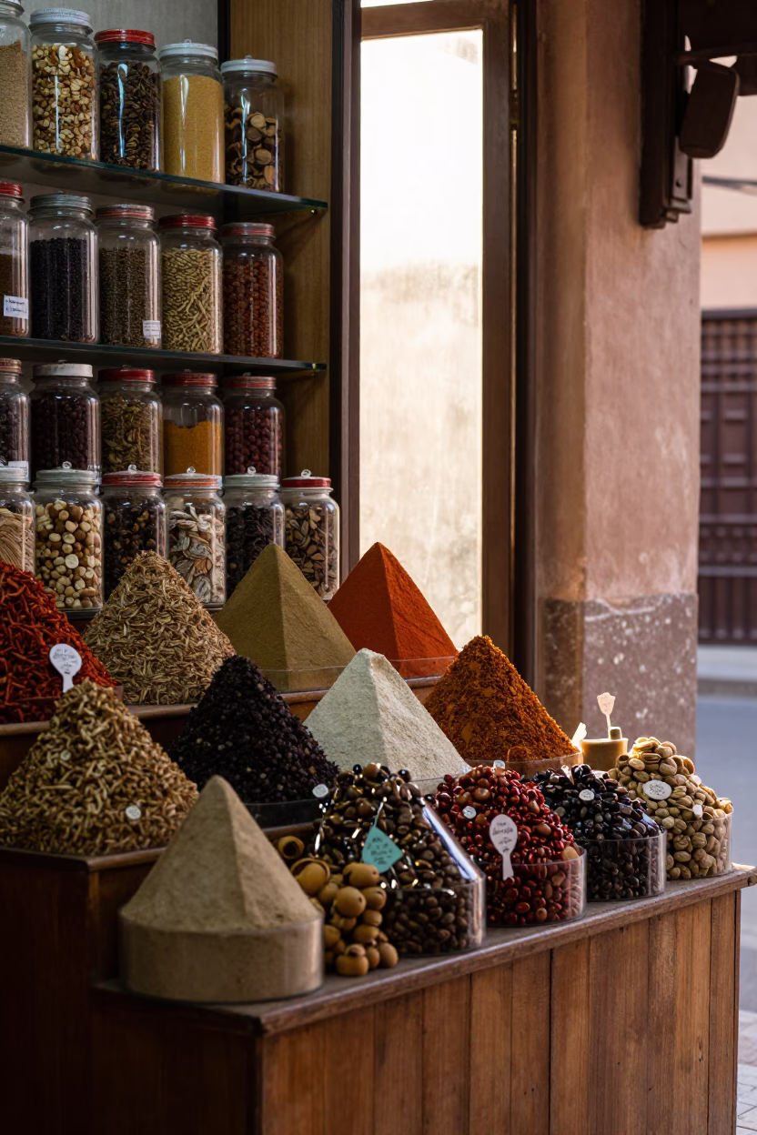 Shop Counter in Marrakech in in Marrakech, Morocco