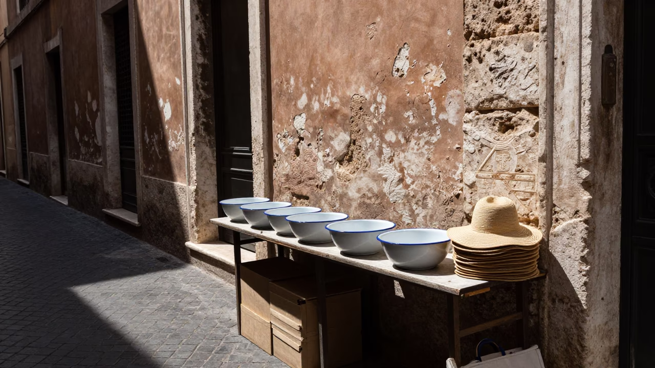 Shop Counter in Rome in in Rome, Italy