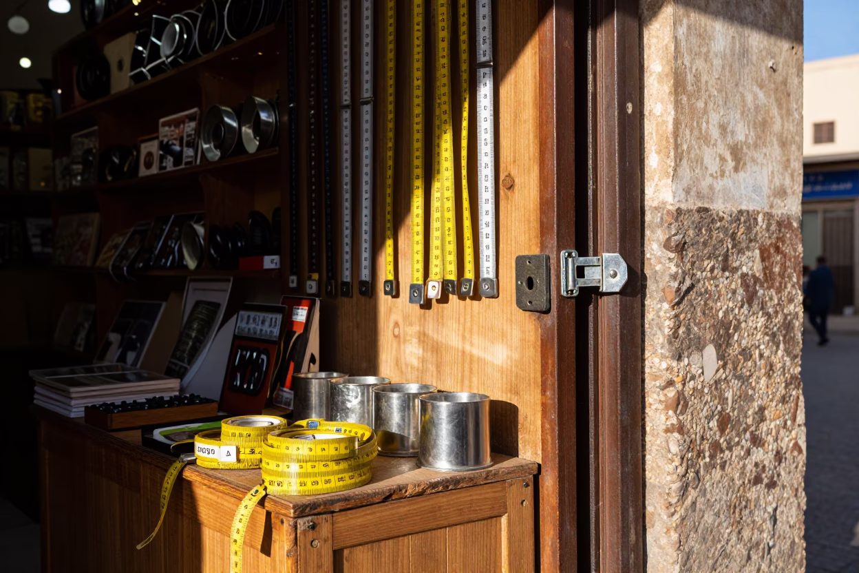 Shop Display in Casablanca at Afternoon Light in in Casablanca, Morocco