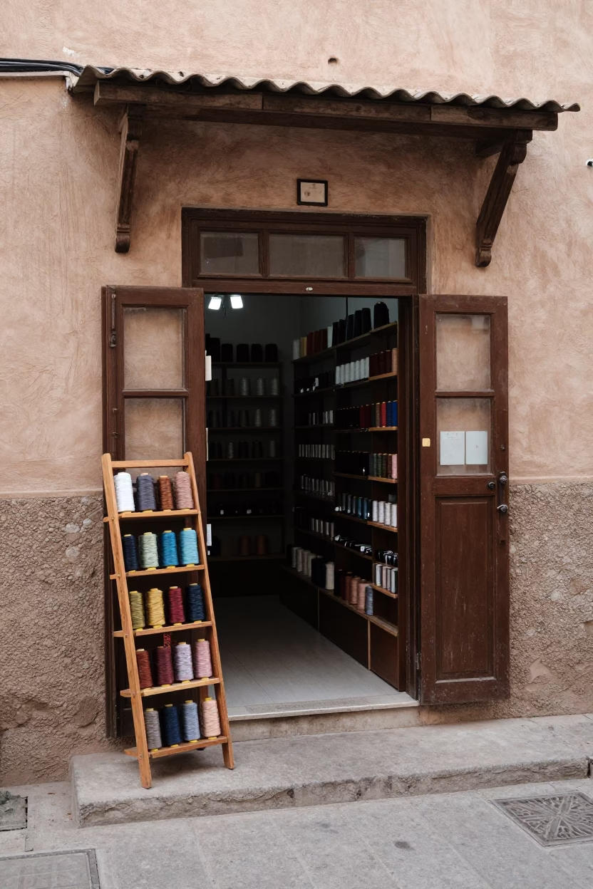 Shop Entrance in Casablanca in in Casablanca, Morocco