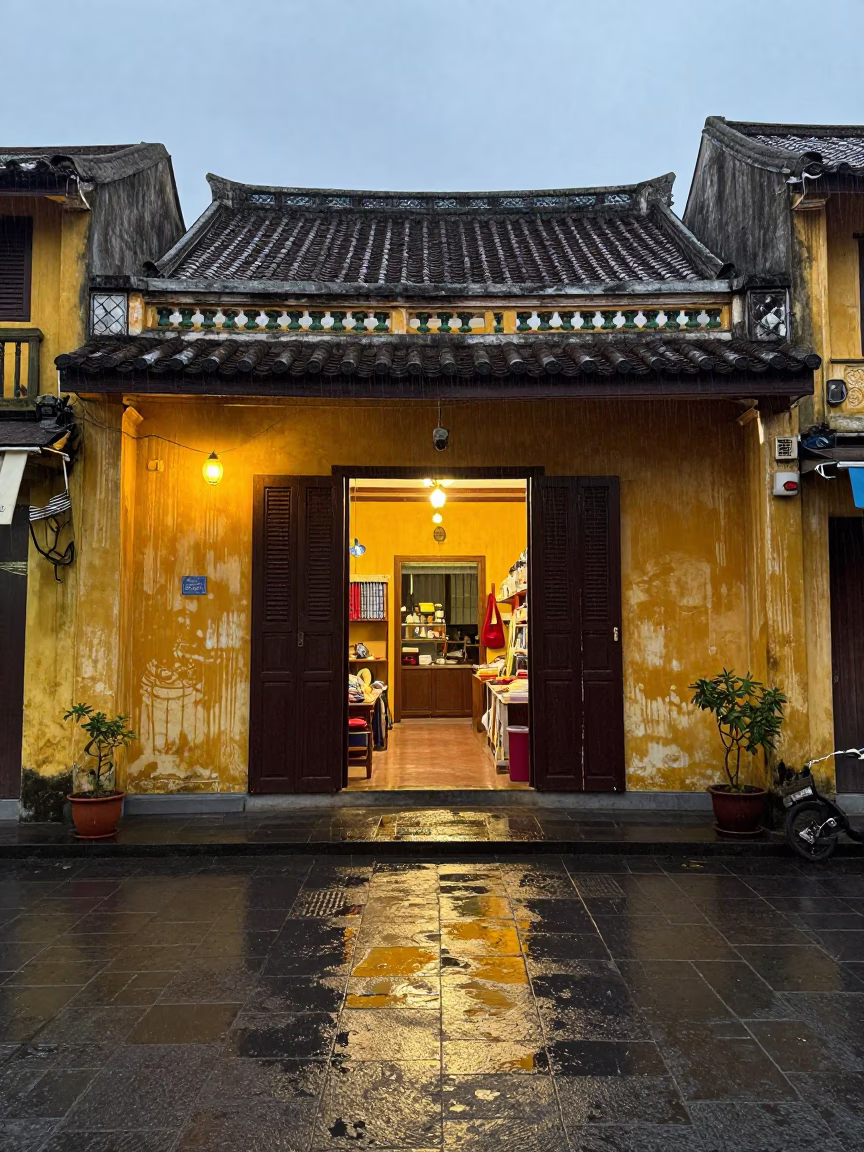Shop Entrance in Hoi An in in Hoi An, Vietnam