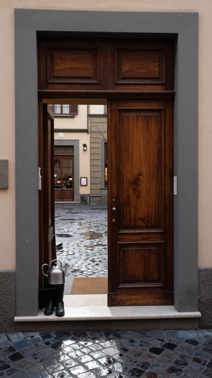 Shop Entryway in Florence in in Florence, Italy