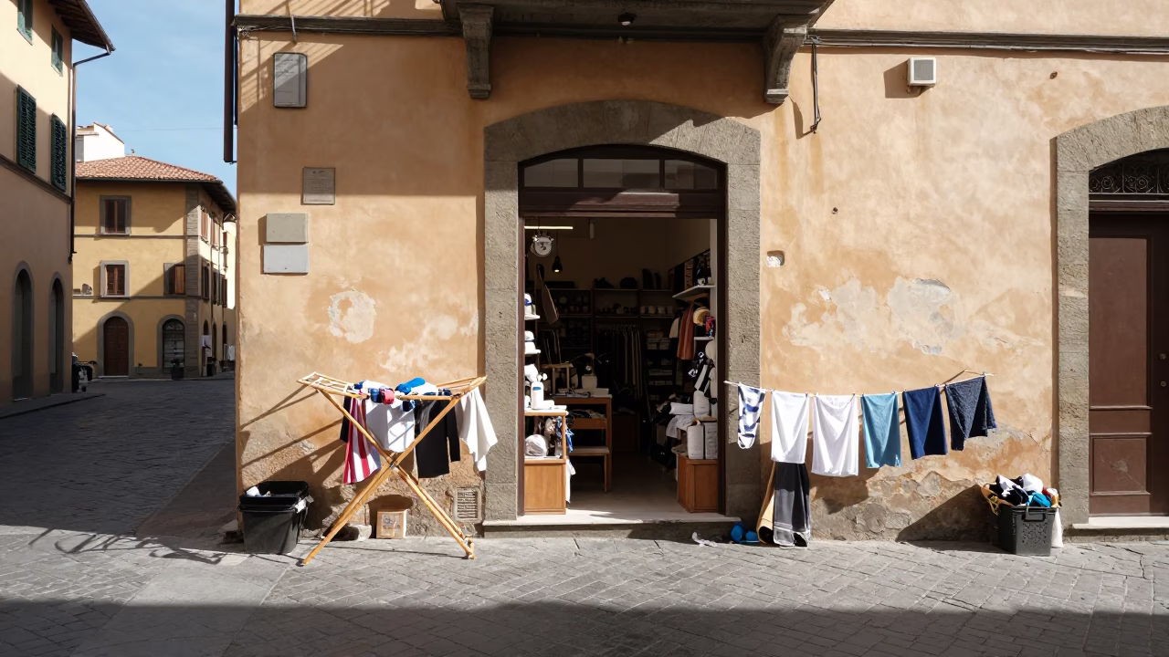 Shop Exterior in Florence in in Florence, Italy