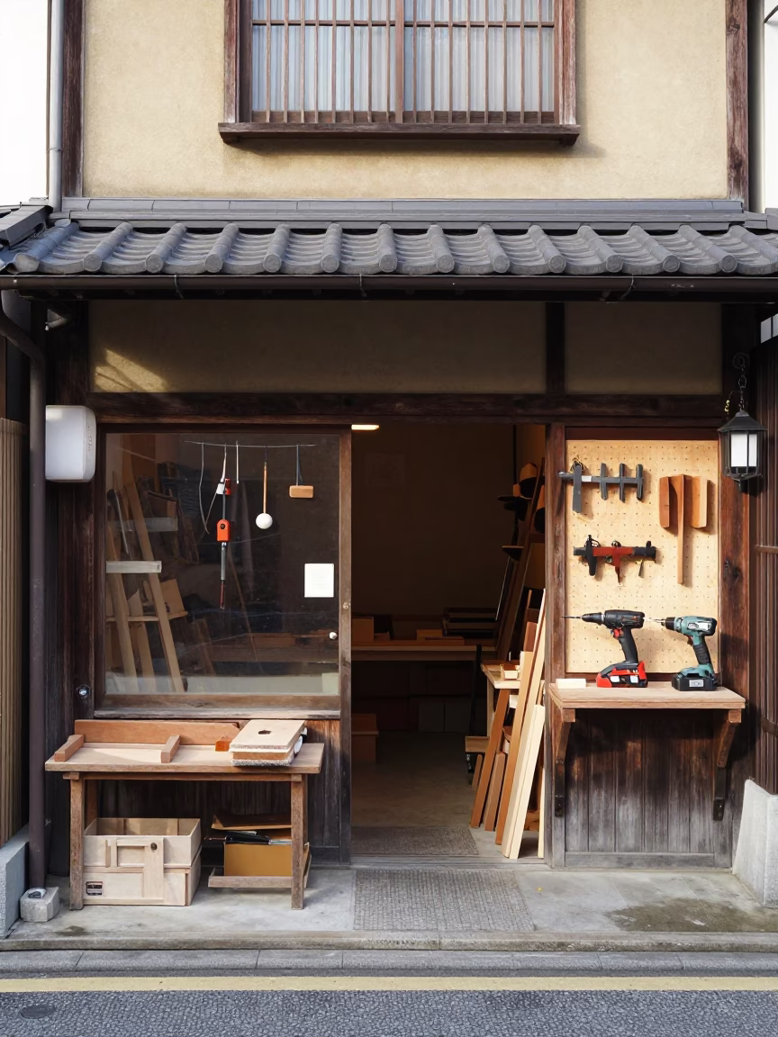 Shop Exterior in Kyoto in in Kyoto, Japan