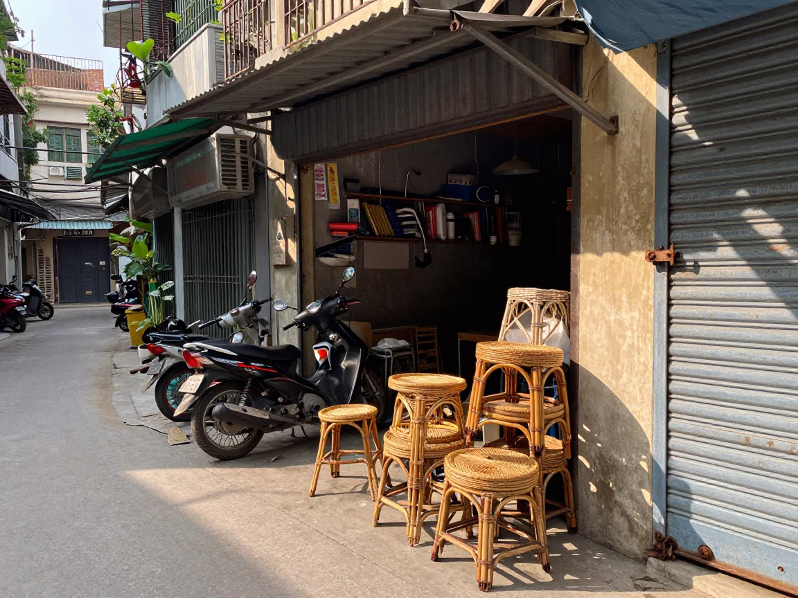 Shop Front in Hanoi in in Hanoi, Vietnam