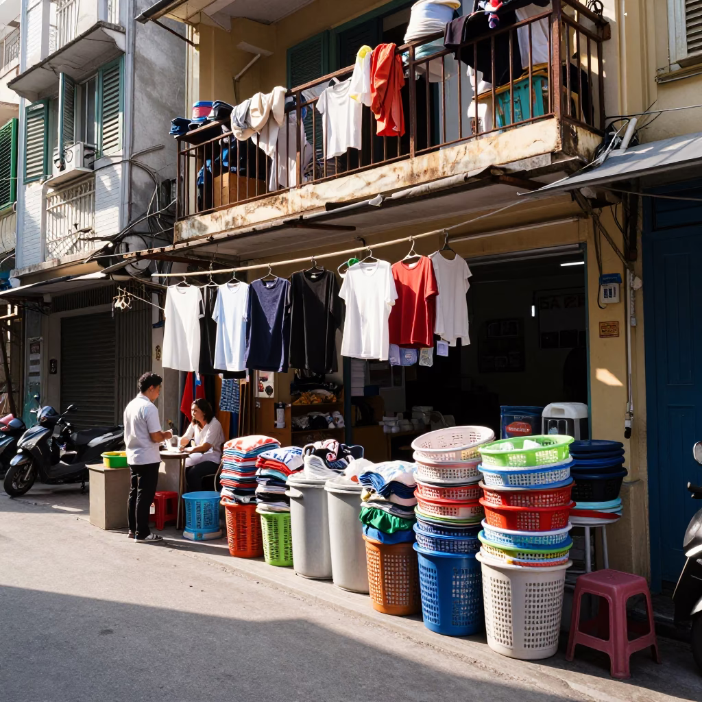 Shop Interaction in Ho Chi Minh City in in Ho Chi Minh City, Vietnam