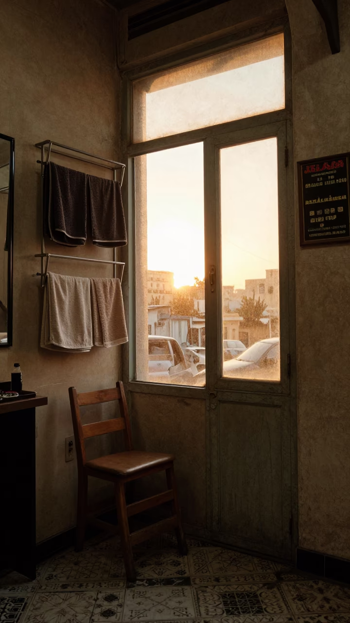 Shop Interior at Golden Hour in Alexandria in in Alexandria, Egypt