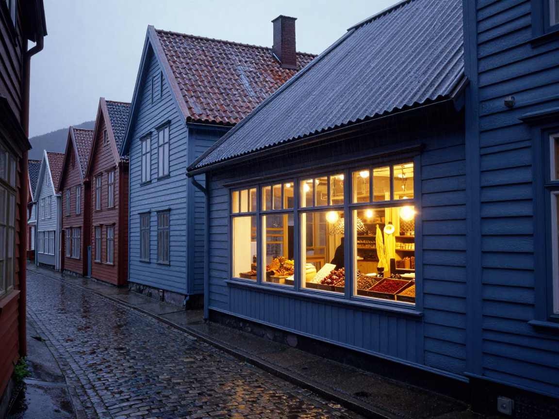 Shop Interior in Bergen in in Bergen, Norway