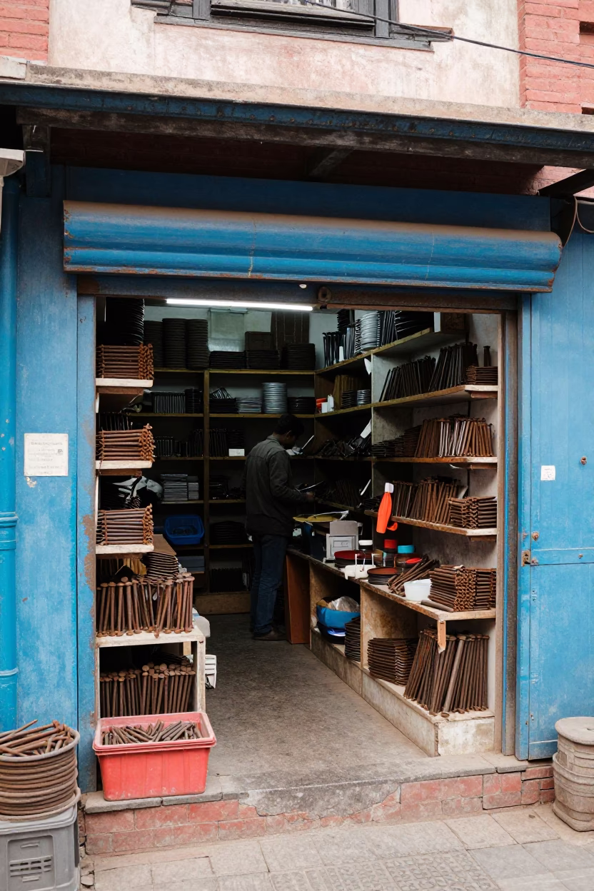 Shop Interior in Kathmandu in in Kathmandu, Nepal