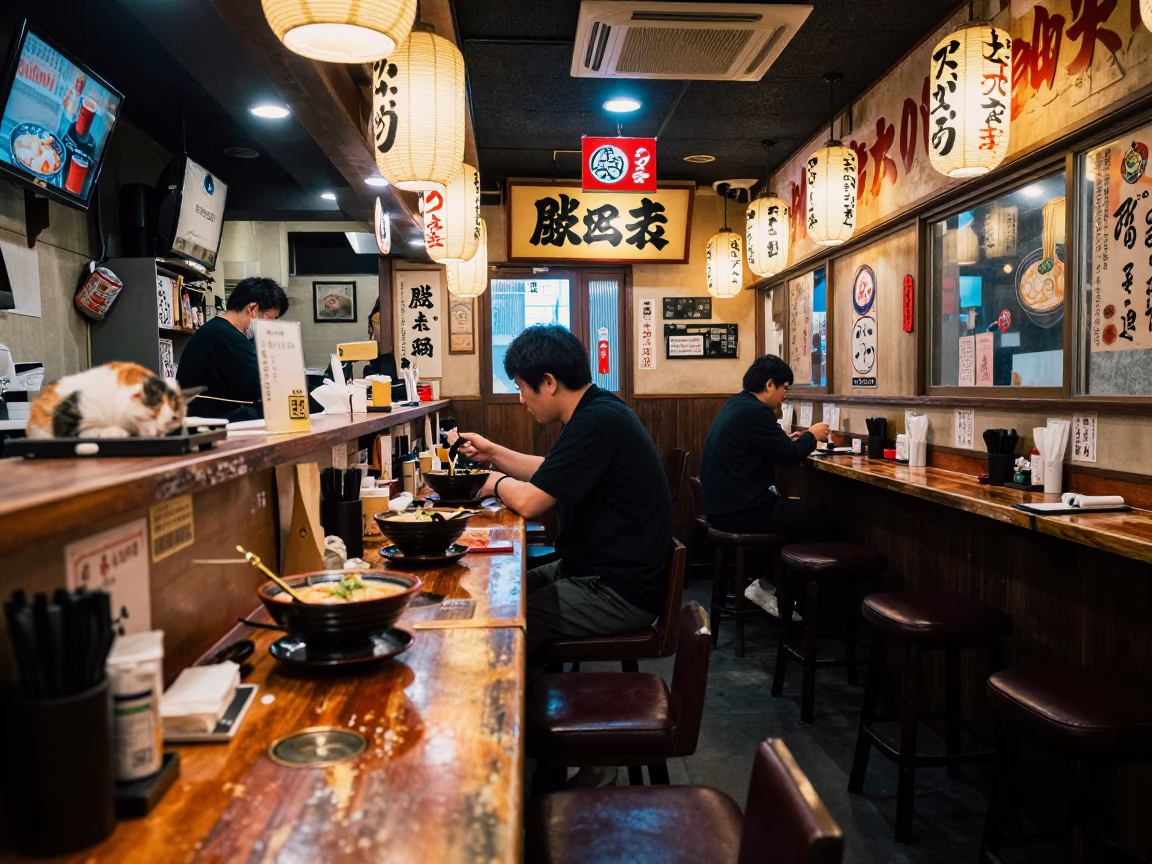 Shop Interior in Osaka in in Osaka, Japan