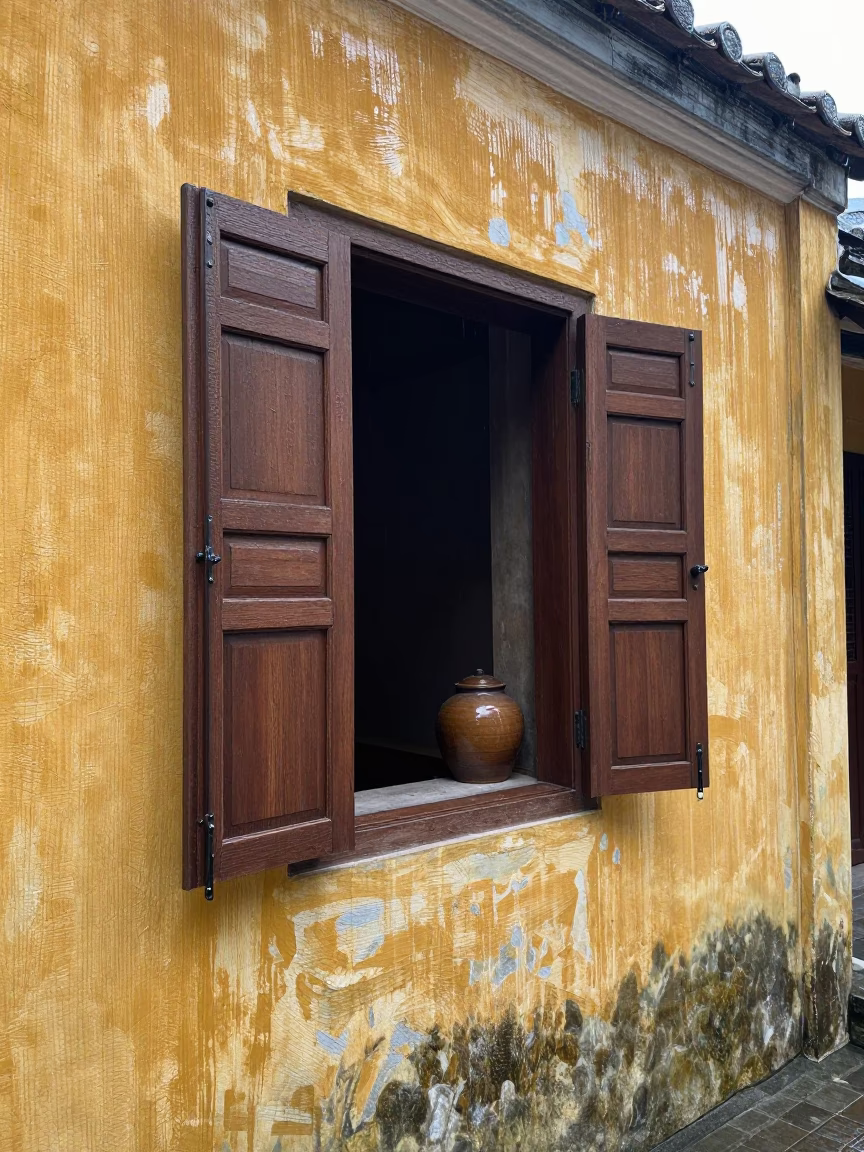 Shop Shutter in Hoi An in in Hoi An, Vietnam