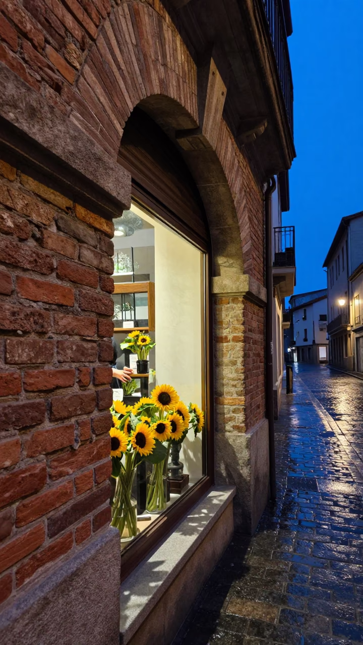 Shop Window in Bilbao in in Bilbao, Spain