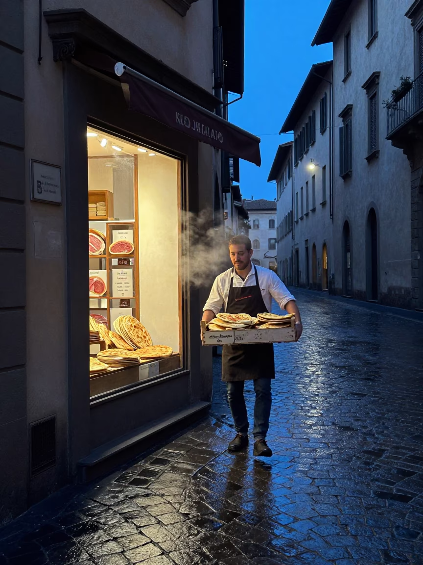Shop Window in Bologna in in Bologna, Italy