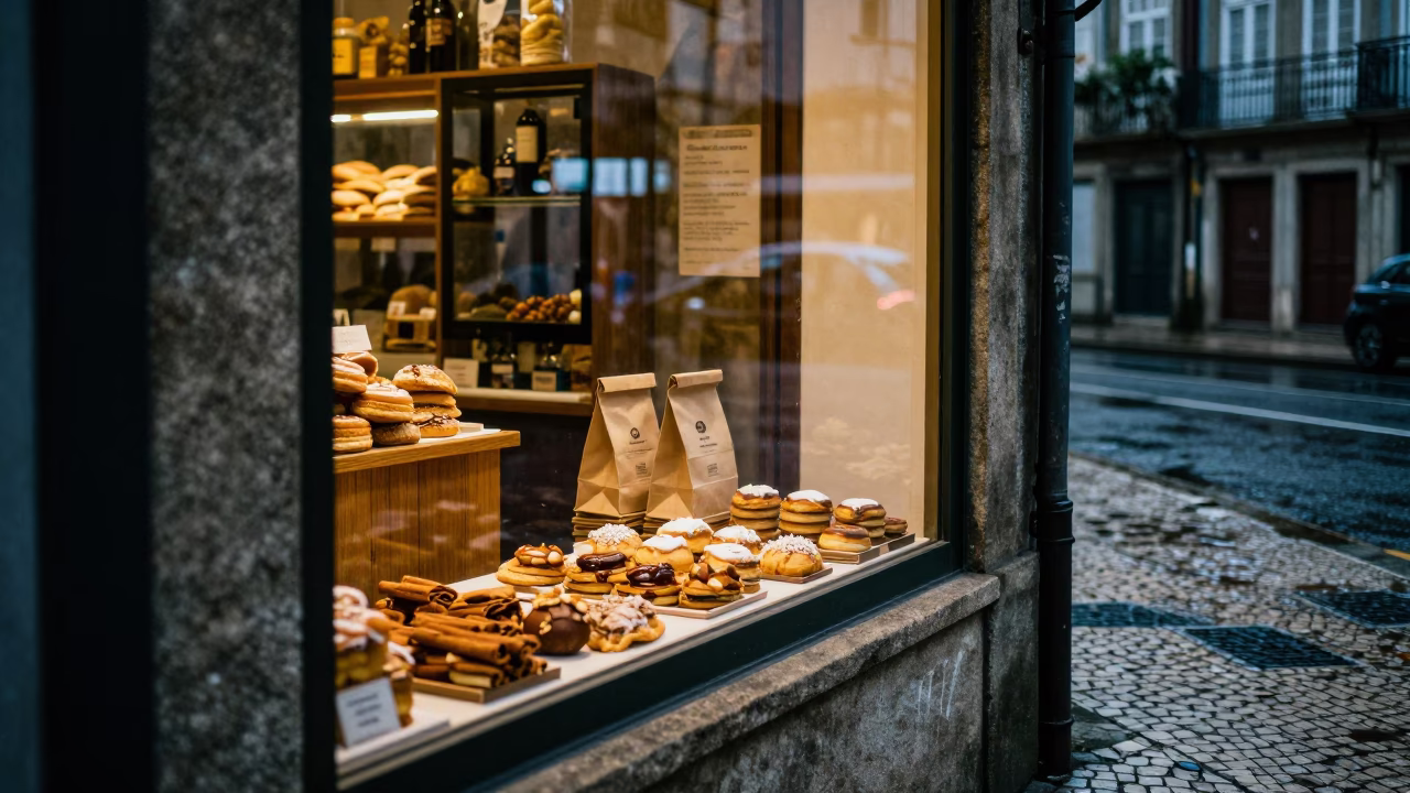 Shop Window in Porto in in Porto, Portugal