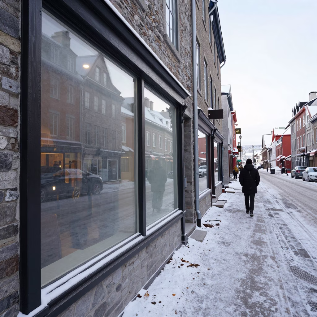 Shop Window in Quebec City in in Quebec City, Quebec, Canada