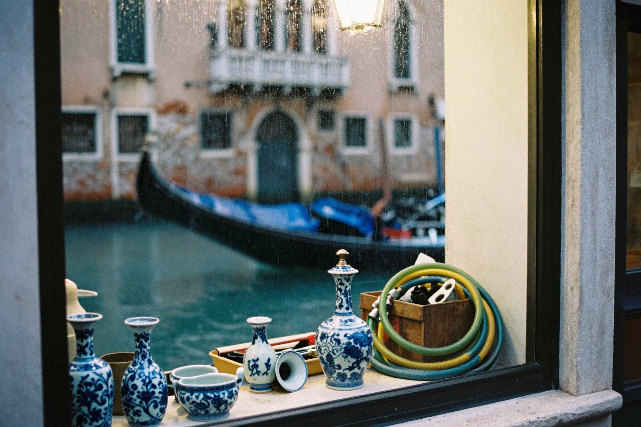 Shop Window in Venice in in Venice, Italy