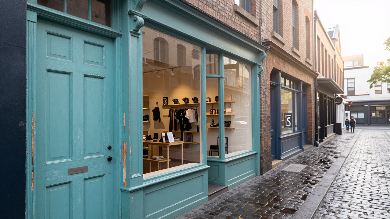 Shopfront Interior in Melbourne in in Melbourne, Victoria, Australia