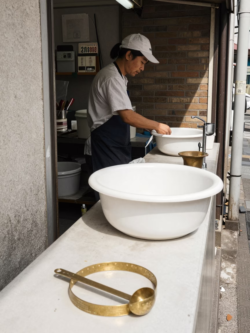 Shopkeeper Counter in Sapporo in in Sapporo, Japan