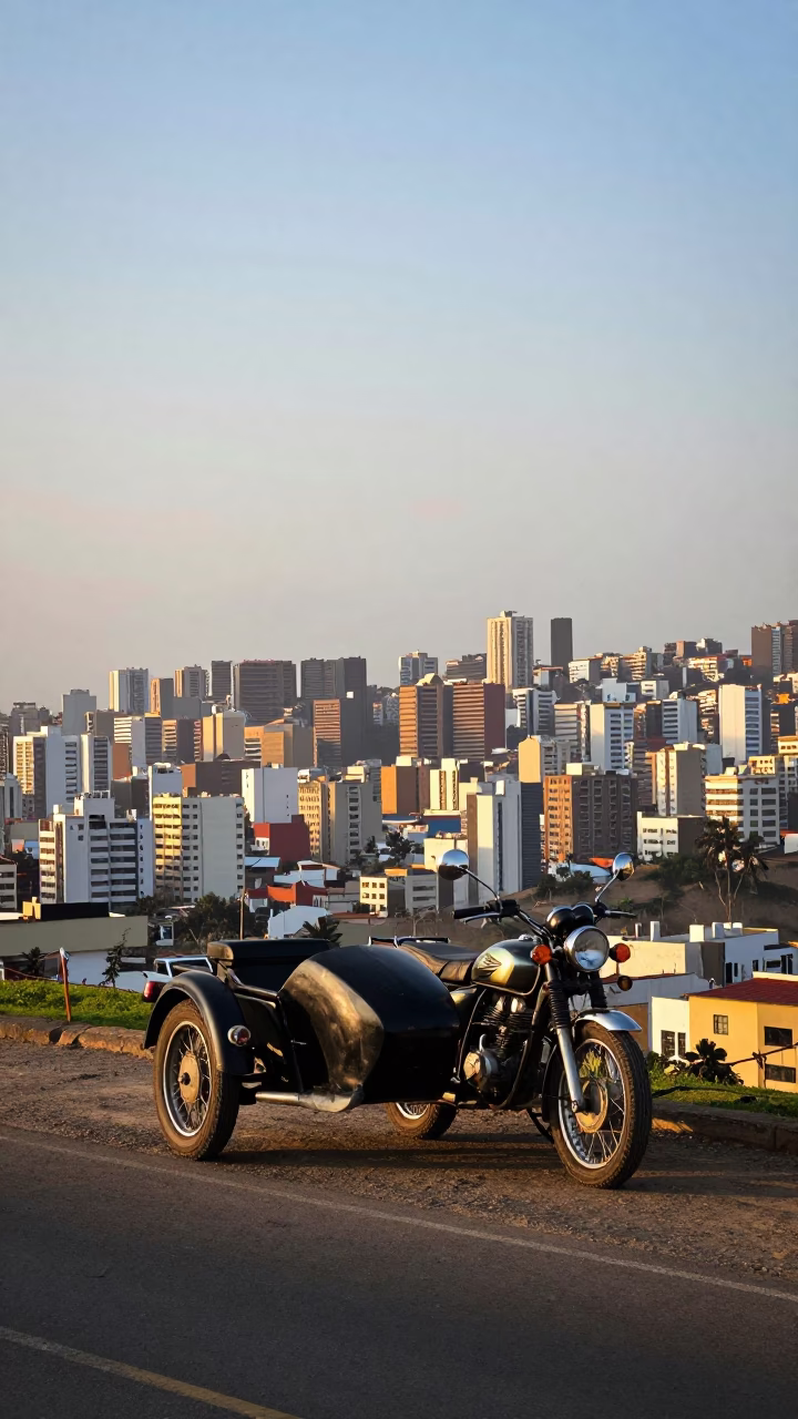 Shot in Lima at The Late Afternoon Light in in Lima, Peru