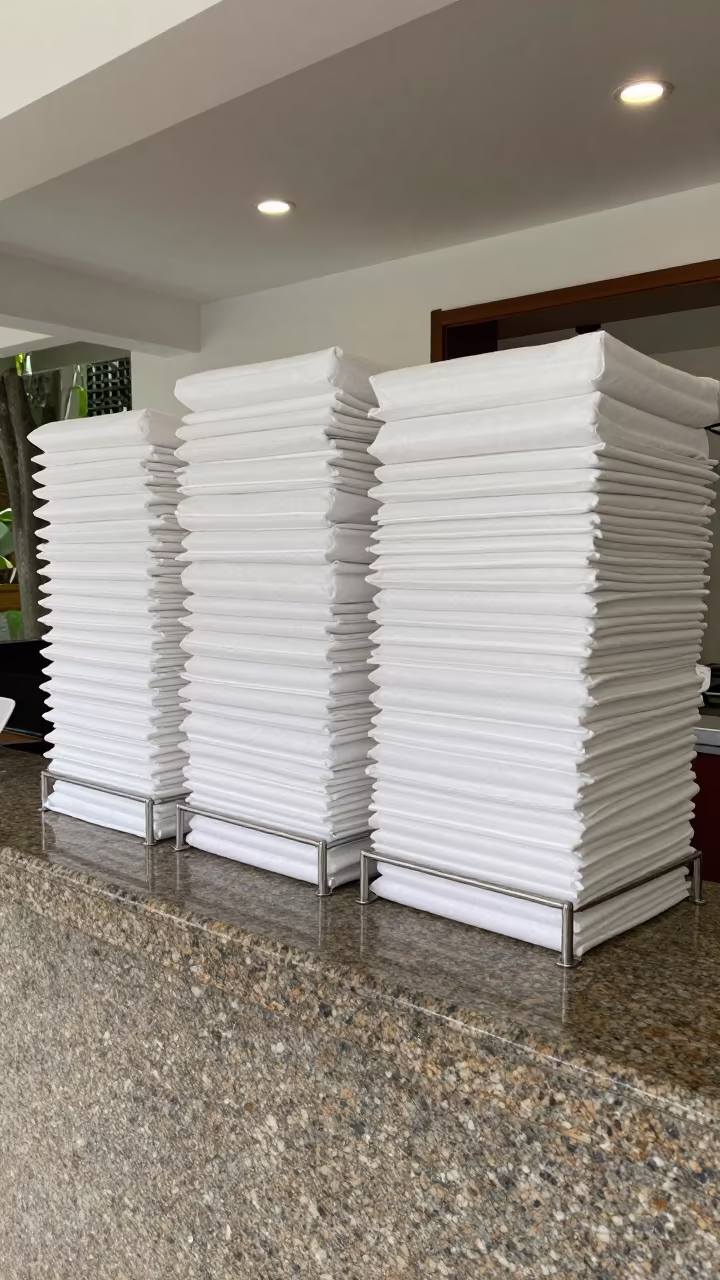 Shuttle Seat Cover Tote Before Breakfast Service in inside a spa reception near Sambhal