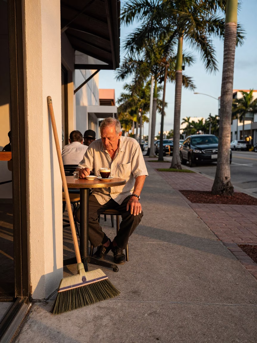 Sidewalk Café in Miami in in Miami, Florida, United States