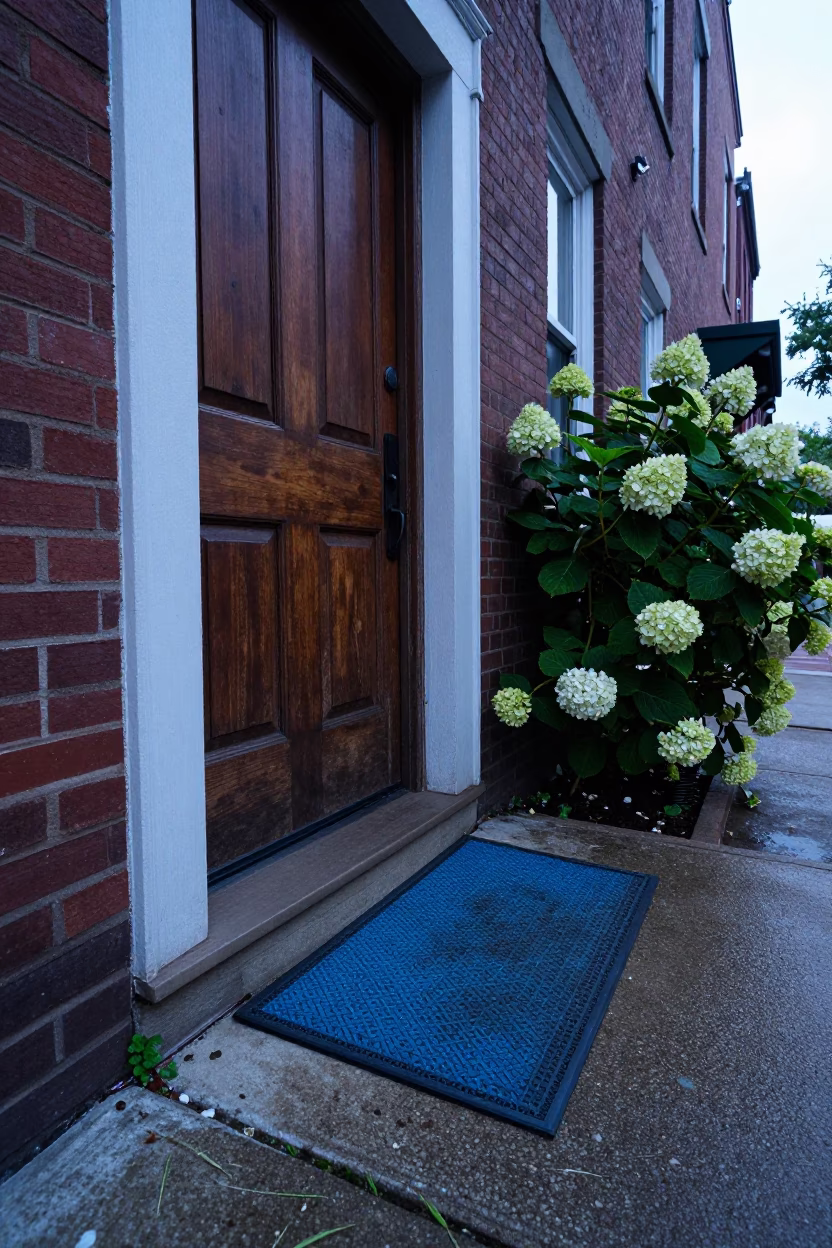 Sidewalk Entrance in Philadelphia in in Philadelphia, Pennsylvania, United States