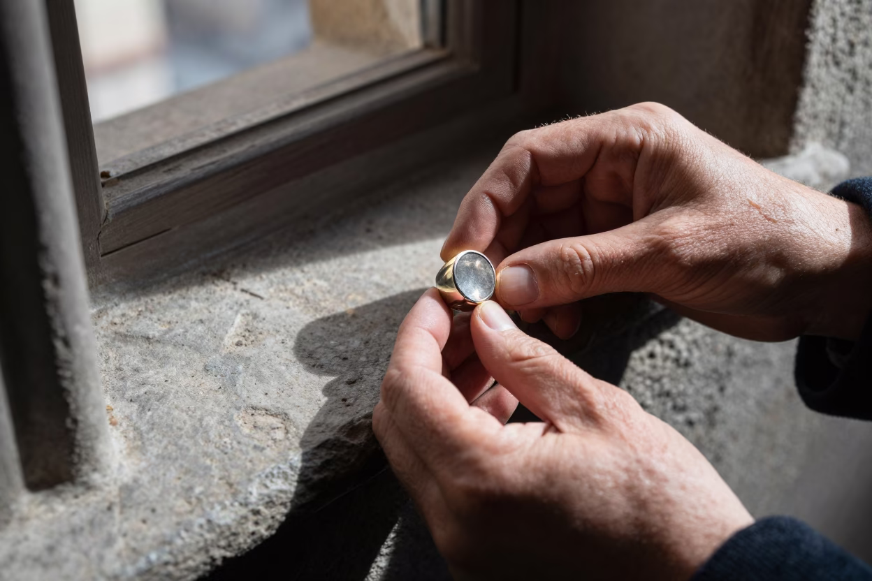 Signet Ring in Florence in in Florence, Italy