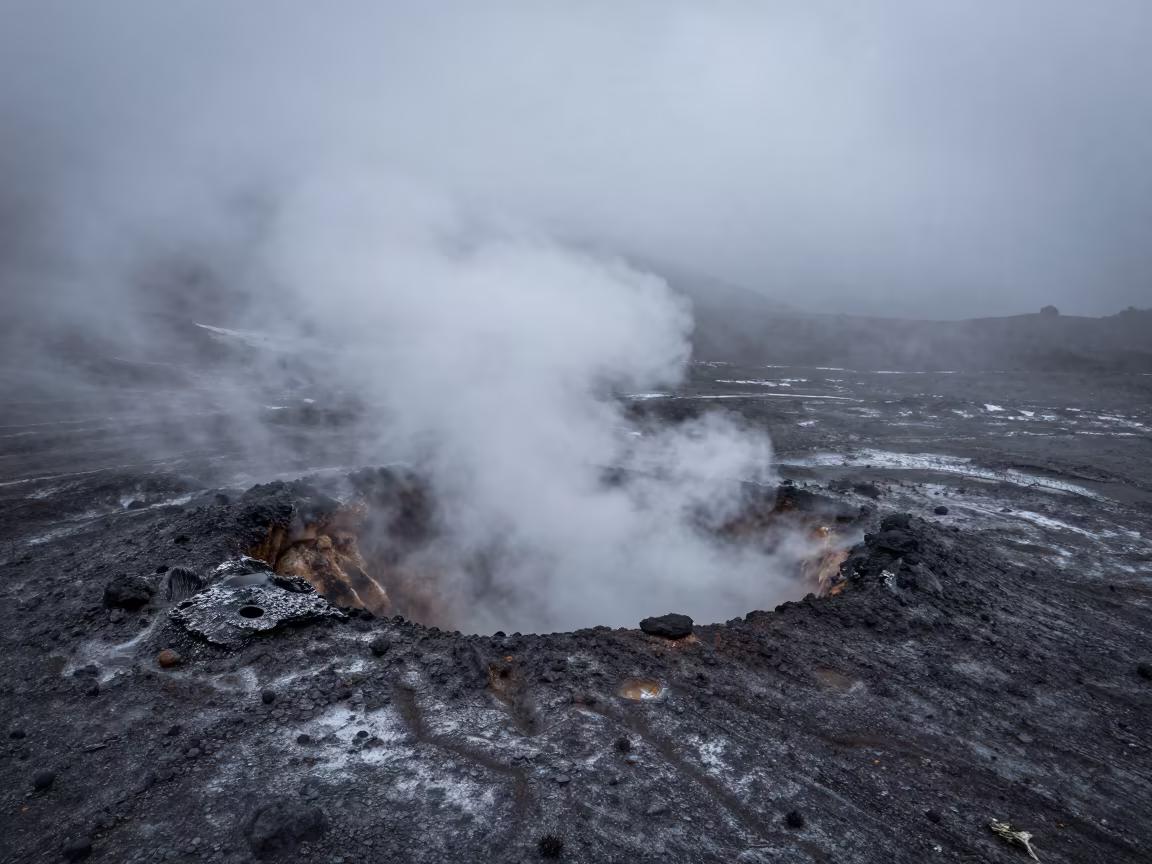 Silent Volcanic Plateau at Night Near Quito in near Quito