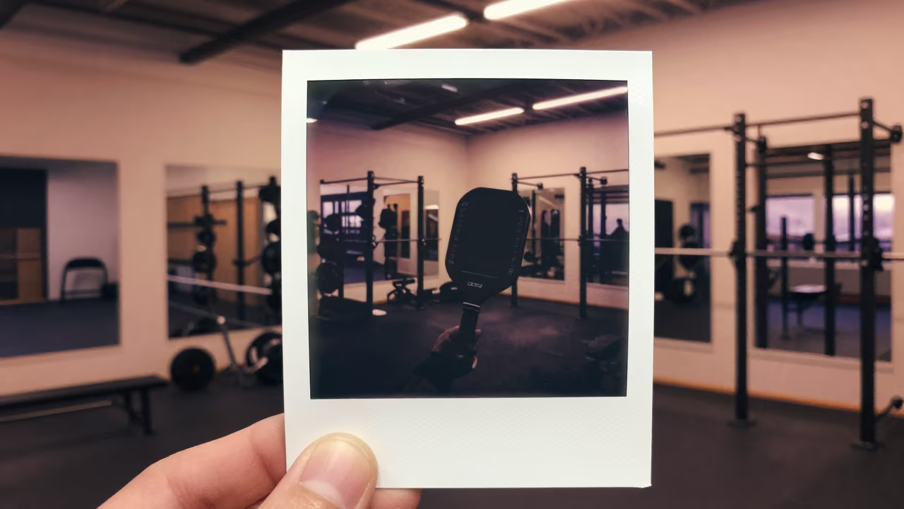 Silhouetted Gauge Sleeve in Agboville Fitness Room in inside a strength room near Agboville