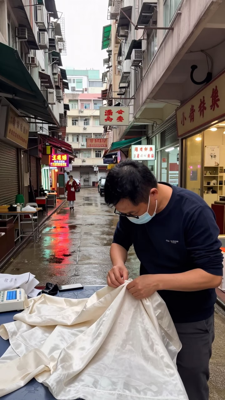 Silk Garment in Hong Kong in in Hong Kong, Hong Kong