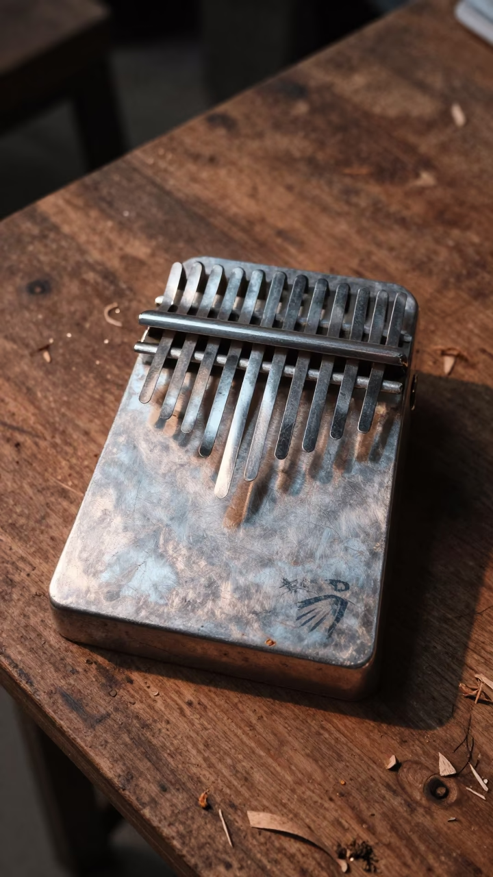 Silver Kalimba in Yogyakarta in in Yogyakarta, Indonesia
