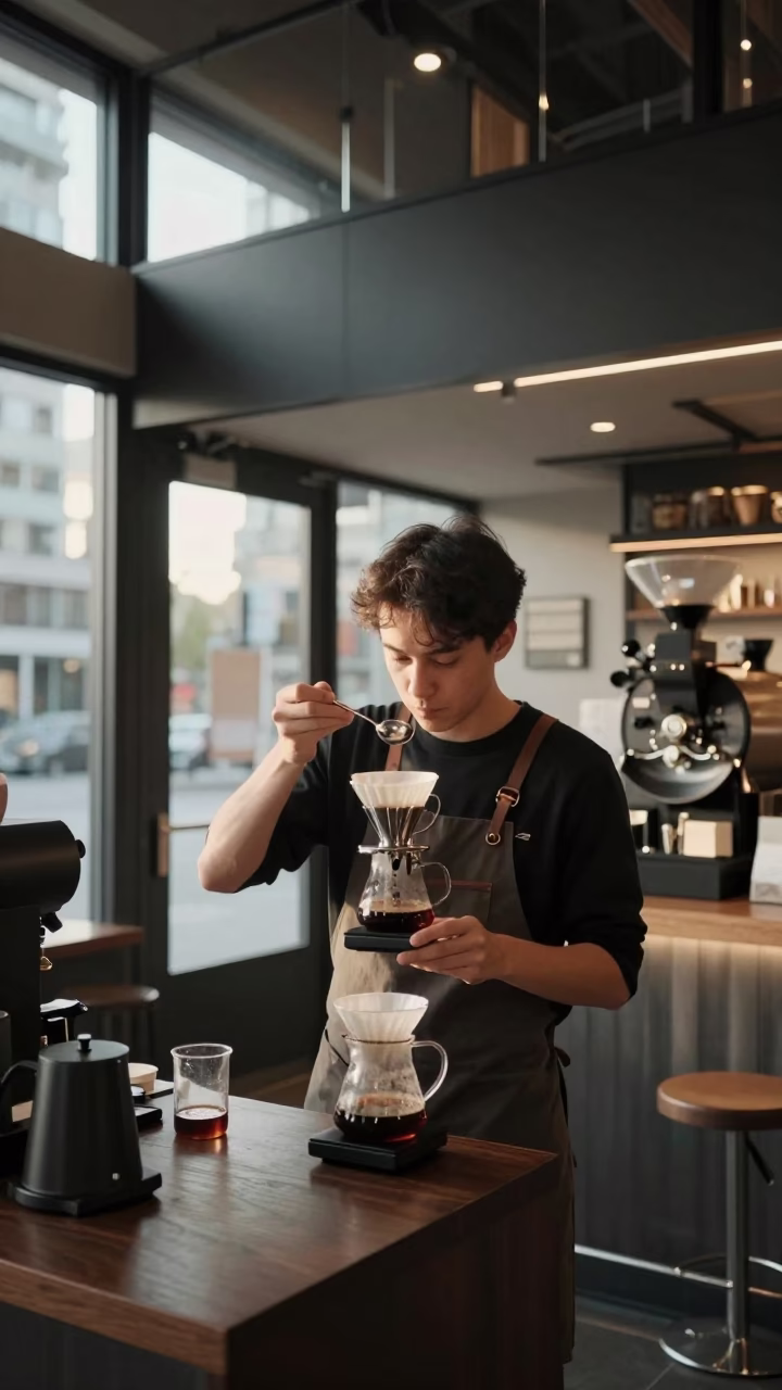 Silver Spoon in Vancouver at The Early Morning Light in in Vancouver, British Columbia, Canada