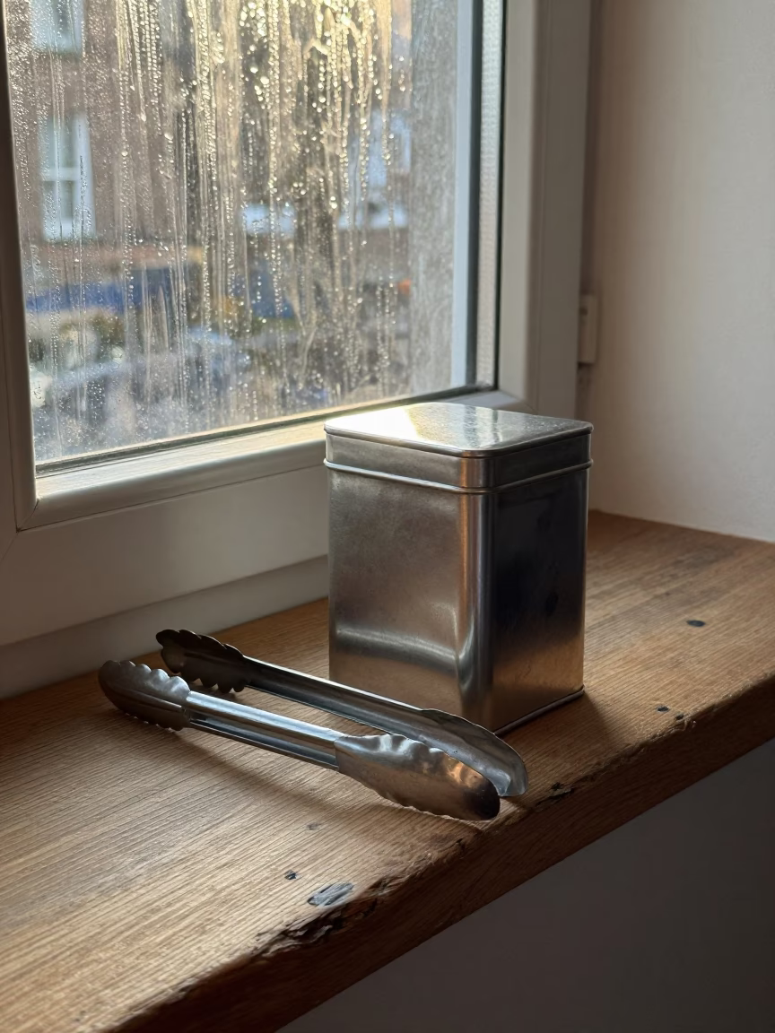 Silver Tea Tin in Dublin in in Dublin, Ireland