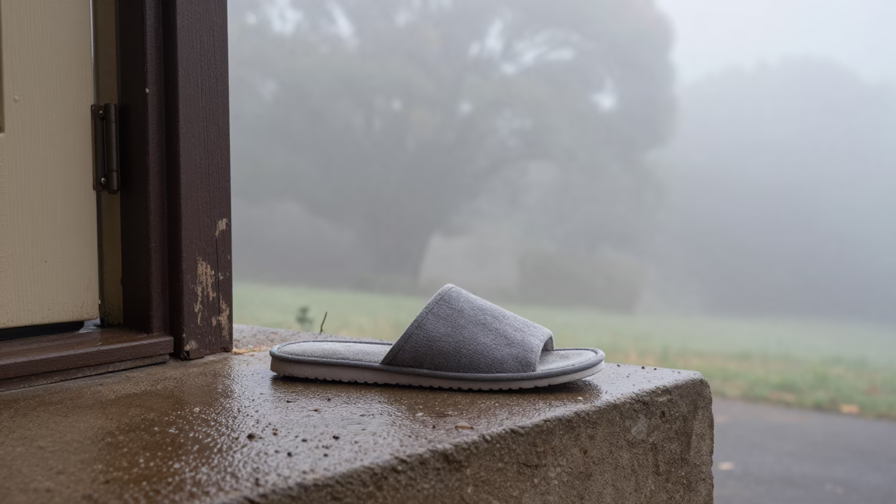 Single Grey Slippers in Adelaide in in Adelaide, Australia